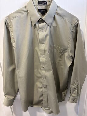 Cambridge Classics Men's Sage Green Dress Shirt